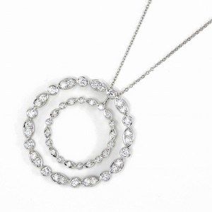 Tiffany Necklace Swing Circle Large Diamond